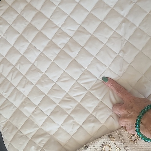 Chico's embellished sleeve jacket in new opal size 3 nwt! Zenergy brand - Picture 5 of 6